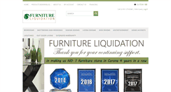 Desktop Screenshot of myfurnitureliquidation.com